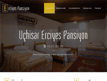 Tablet Screenshot of erciyespension.com